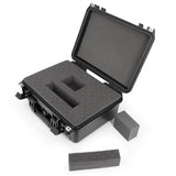 CLOUD/TEN 16" Smell Proof Hard Travel Case with Padlock Rings and Customizable Foam - Fits Accessories up to 13.5” x 9” x 4.5”