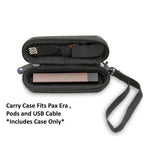 Handheld Case for PAX Era Pro & Era Go Vape Pen, Pods & Charger – Smell-resistant Hard Shell Travel Storage, Compact Discreet Organizer