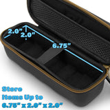 Compact Storz & Bickel Venty Case Vaporizer Storage - Hard Shell EVA Venty Travel Carrying Case with Vape Accessory Storage