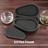 Quartz Banger Travel Case – Protective EVA Storage for Male & Female Glass Dab Bangers, Hammers & Concentrate Rig Accessories