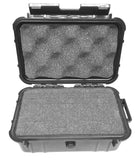 CLOUD/TEN 8" Smell Proof Hard Travel Case with Rubber and Customizable Foam Interior - Fits Accessories up to 6.25" x 3.37" x 2.25"