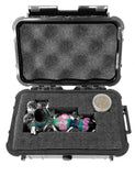 CLOUD/TEN 8" Smell Proof Hard Travel Case with Rubber and Customizable Foam Interior - Fits Accessories up to 6.25" x 3.37" x 2.25"