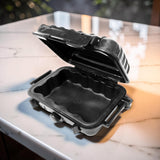 5.75" Smell Proof Hard Case for DynaVap M7 & B2 Vaporizers – Waterproof Vape Carrying Case with Foam & Herb Stash Jar