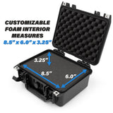 CLOUD/TEN 11" Airtight & Smell Proof Case with Padlock Rings for Kandypens Oura Electronic Rig and Accessories