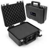 CLOUD/TEN 11" Smell Proof Hard Travel Case with Padlock Rings and Customizable Foam - Fits Accessories up to 8.5" x 6" x 3.25"