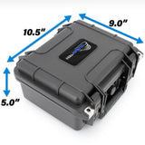 CLOUD/TEN 11" Airtight & Smell Proof Case with Padlock Rings for Focus V Carta Dab Rig, Carta V2 E-Nail and Accessories