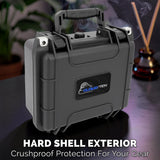 11" Smell Proof Puffco Peak Pro Case – Hard Shell Waterproof Custom Foam Travel Storage for Electric Dab Rig & Accessories