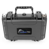CLOUD/TEN 12" Smell Proof Hard Travel Case with Padlock Rings and Customizable Foam - Fits Accessories up to 9" x 5" x 2.75"