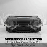 Smell Proof Ispure Daab Blitz Case – Hard Shell Waterproof Customizable Foam Travel Storage r for Ispire Electric Dab Rig & Accessories