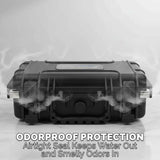 Smell Proof Puffco Peak Pro Case – Hard Shell Waterproof Custom Foam Travel Storage for Electric Dab Rig & Accessories