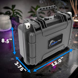 Smell Proof Ispure Daab Blitz Case – Hard Shell Waterproof Customizable Foam Travel Storage r for Ispire Electric Dab Rig & Accessories