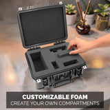 Dr. Dabber Switch 2 Case Smell Proof Stash Box | Waterproof Hard Shell E-Rig Travel Case with Custom Foam - Dab Rig Storage Organizer