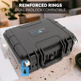Dr. Dabber Switch 2 Case Smell Proof Stash Box | Waterproof Hard Shell E-Rig Travel Case with Custom Foam - Dab Rig Storage Organizer