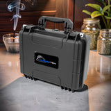16" Dr. Dabber Switch 2 Case Smell Proof Stash Box | Waterproof Hard Shell E-Rig Travel Case with Custom Foam - Dab Rig Storage Organizer