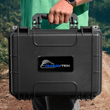 CLOUD/TEN 16" Smell Proof Hard Travel Case with Padlock Rings and Customizable Foam - Fits Accessories up to 13.5” x 9” x 4.5”