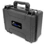 CLOUD/TEN 18" Smell Proof Hard Travel Case with Padlock Rings and Customizable Foam - Fits Accessories up to 15.5" x 9.5" x 5"
