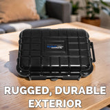 Smell Proof Tinymight 2 Case - Waterproof Airtight Hard Shell Carrying Case for Tinymight 2 Vaporizer and Accessories - Travel Storage with Stash Jar
