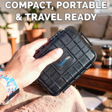 Smell Proof PAX Flow & PAX FOUR Case - Waterproof Airtight Hard Shell Carrying Case for Dry Herb Vaporizer and Accessories - Odor Proof Travel Storage