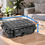 Smell Proof PAX Flow & PAX FOUR Case - Waterproof Airtight Hard Shell Carrying Case for Dry Herb Vaporizer and Accessories - Odor Proof Travel Storage