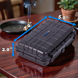 Smell Proof Storz & Bickel Venty Case - Waterproof, Airtight Hard Shell Storage for S&B Venty Vaporizer and Accessories - Herb Canister Included