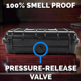 Smell Proof Storz & Bickel Venty Case - Waterproof, Airtight Hard Shell Storage for S&B Venty Vaporizer and Accessories - Herb Canister Included
