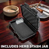Smell Proof Storz & Bickel Venty Case - Waterproof, Airtight Hard Shell Storage for S&B Venty Vaporizer and Accessories - Herb Canister Included