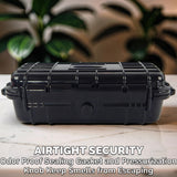 Smell Proof Case for PAX Plus & PAX Mini Vaporizer – Waterproof Airtight Travel Storage w/ Padded Insert, Crushproof Shell, Herb Canister