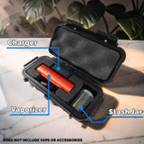 Smell Proof Case for PAX Plus & PAX Mini Vaporizer – Waterproof Airtight Travel Storage w/ Padded Insert, Crushproof Shell, Herb Canister