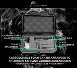 Waterproof Arizer Solo 3 Carrying Case – Airtight Smell Proof Hard Shell Solo 3 Vaporizer Travel Case fits Arizer Air Max, Air 2 Vape and More
