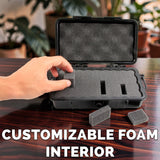 Odor Proof Puffco Proxy Core Kit Case – Hard Shell Travel Storage with Customizable Foam for Proxy Vaporizer & Accessories