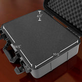 16" Hard Shell Storage Case with Customizable Foam for Water Pipes, Bubblers, Vaporizers, Dab Rigs, Stash Jars & Smoking Accessories