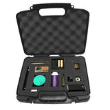 CLOUD/TEN 12" Hard Travel Case with Padlock Rings and Customizable Foam for Magic Flight Launch Box, Grinder, Batteries and More