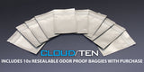 CLOUD/TEN Smell-Resistant Baggies, Includes 10 Resealable Odor-Resistant Bags