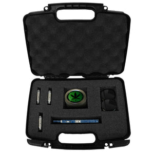CLOUD/TEN 12" Hard Travel Case with Padlock Rings and Customizable Foam for Grenco Snoop Dogg GPen and Accessories