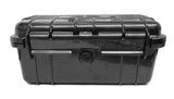 CLOUD/TEN 8" Smell Proof Hard Travel Case with Rubber and Customizable Foam Interior - Fits Accessories up to 6.25" x 3.37" x 2.25"