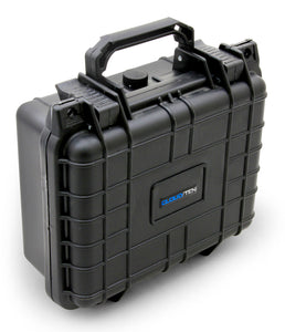 CLOUD/TEN 11" Smell Proof Hard Travel Case with Padlock Rings and Customizable Foam - Fits Accessories up to 8.5" x 6" x 3.25"