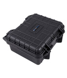 CLOUD/TEN 11" Smell Proof Hard Travel Case with Padlock Rings and Customizable Foam - Fits Accessories up to 8.5" x 6" x 3.25"