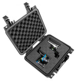 CLOUD/TEN 11" Smell Proof Hard Travel Case with Padlock Rings and Customizable Foam - Fits Accessories up to 8.5" x 6" x 3.25"
