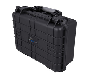 CLOUD/TEN 13" Smell Proof Hard Travel Case with Padlock Rings and Customizable Foam - Fits Accessories up to 11" x 7.5" x 4"