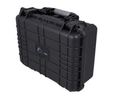 CLOUD/TEN 13" Smell Proof Hard Travel Case with Padlock Rings and Customizable Foam - Fits Accessories up to 11" x 7.5" x 4"