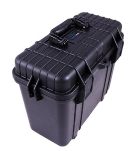 CLOUD/TEN 15" Smell Proof Hard Travel Case with Padlock Rings and Customizable Foam - Fits Accessories up to 14" x 11.25" x 6"