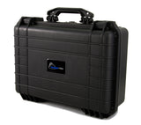 CLOUD/TEN 18" Smell Proof Hard Travel Case with Padlock Rings and Customizable Foam - Fits Accessories up to 15.5" x 9.5" x 5"