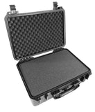 CLOUD/TEN 18" Smell Proof Hard Travel Case with Padlock Rings and Customizable Foam - Fits Accessories up to 15.5" x 9.5" x 5"