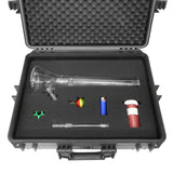 CLOUD/TEN 23" Smell Proof Hard Travel Case with Padlock Rings and Customizable Foam - Fits Accessories up to 18" x 11" x 6"