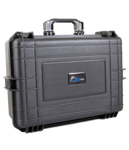CLOUD/TEN 23" Smell Proof Hard Travel Case with Padlock Rings and Customizable Foam - Fits Accessories up to 18" x 11" x 6"