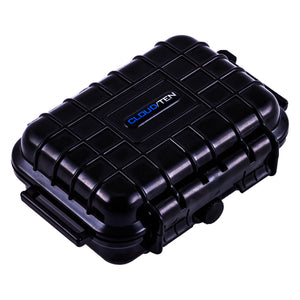 CLOUD/TEN 5.75" Smell Proof Hard Travel Case with Rubber and Foam Interior - Fits Accessories up to 3.5" x 1.87" x 1.25"