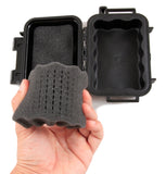 CLOUD/TEN 5.75" Smell Proof Hard Travel Case for Mini Glass Pipes and Chillums with Customizable Foam