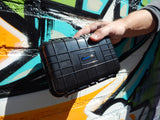 CLOUD/TEN 6.25" Smell Proof Hard Travel Case with Rubber and Customizable Foam Interior - Fits Accessories up to 4.5" x 2.5" x 1.25"