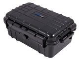 CLOUD/TEN 8" Smell Proof Hard Travel Case with Rubber and Customizable Foam Interior - Fits Accessories up to 6.25" x 3.37" x 2.25"