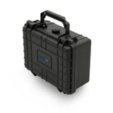CLOUD/TEN 9" Smell Proof Hard Travel Case with Padlock Rings and Customizable Foam - Fits Accessories up to 6.5" x 4.25" x 3"